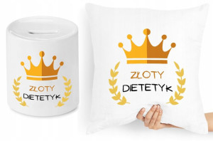 Dla Dietetyka Zestaw Poduszka + Skarbonka Prezent