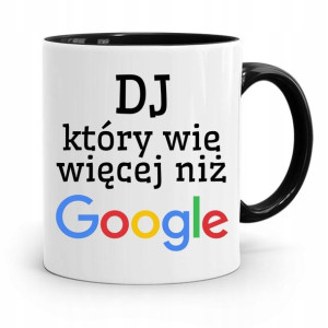 Dla Dja Muzyka Kubek Czarny Który Wie Więcej