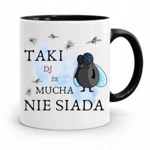Dla Dja Muzyka Kubek Czarny Że Mucha Nie Siada