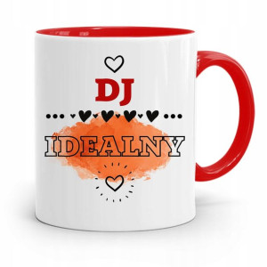 Dla Dja Muzyka Kubek Czerwony Dj Idealny Prezent