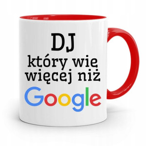 Dla Dja Muzyka Kubek Czerwony Dj Który Wie Więcej