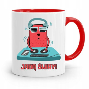 Dla Dja Muzyka Kubek Czerwony Jadą Świry Prezent
