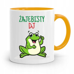 Dla Dja Muzyka Kubek Żółty Żajebisty Dj Prezent