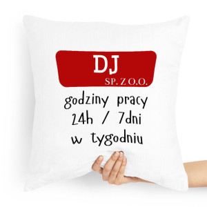 Dla Dja Muzyka Prezent Poduszka Godziny Pracy