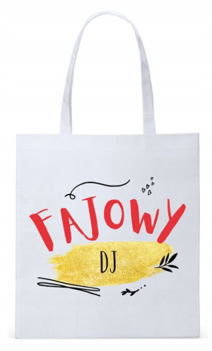 Dla Dja Muzyka Prezent Torba Biała Eco Shopper