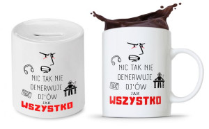Dla Dja Muzyka Prezent Zestaw Kubek + Skarbonka