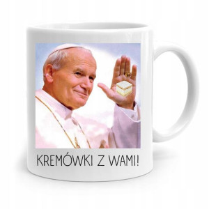 Kubek Śmieszny Papież Papaj Jan Paweł Ii Prezent