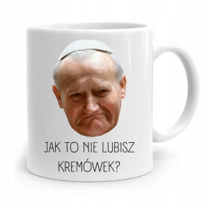 Kubek Śmieszny Papież Papaj Jan Paweł Ii Prezent