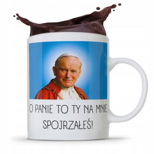 Kubek Śmieszny Prezent Jan Paweł Ii Papież Papaj