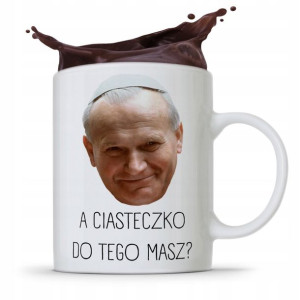 Kubek Śmieszny Prezent Jan Paweł Ii Papież Papaj