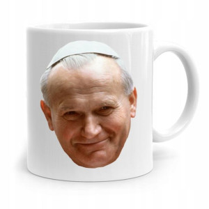 Kubek Śmieszny Prezent Jan Paweł Ii Papież Papaj
