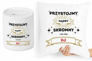 Dla Dja Zestaw Poduszka + Skarbonka Prezent