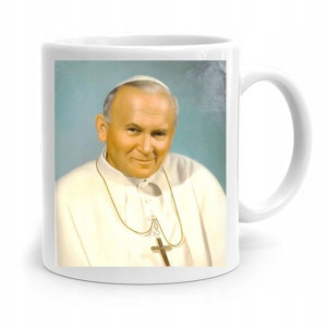 Kubek Śmieszny Prezent Jan Paweł Ii Papież Papaj