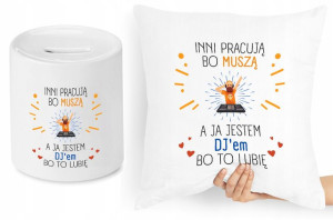 Dla Dja Zestaw Poduszka + Skarbonka Prezent