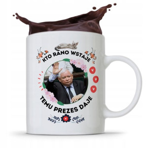 Kubek Śmieszny Prezesa Pis Jarosław Kaczyński