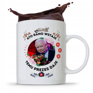 Kubek Śmieszny Prezesa Pis Jarosław Kaczyński