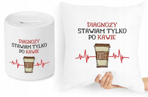 Dla Doktora Zestaw Poduszka + Skarbonka Prezent
