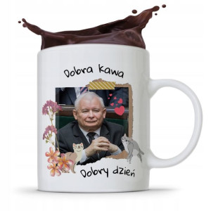 Kubek Śmieszny Prezesa Pis Jarosław Kaczyński