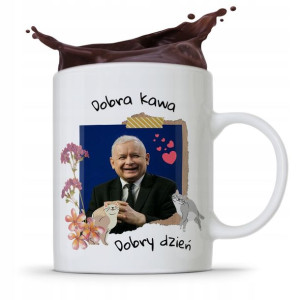 Kubek Śmieszny Prezesa Pis Jarosław Kaczyński