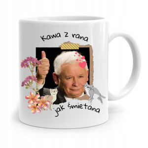 Kubek Śmieszny Prezesa Pis Jarosław Kaczyński