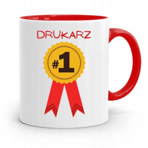 Dla Drukarza Kubek Czerwony Na Prezent Na Urodziny