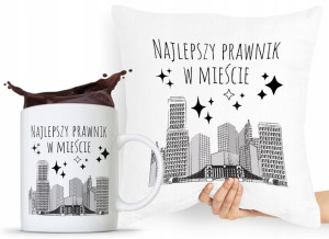 Zestaw Poduszka + Kubek Prezent Dla Prawnika