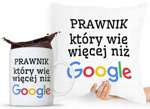 Zestaw Poduszka + Kubek Prezent Dla Prawnika