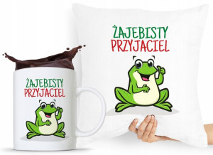 Zestaw Poduszka + Kubek Prezent Dla Przyjaciela