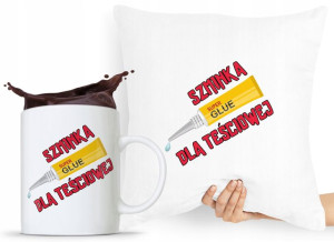 Zestaw Poduszka + Kubek Prezent Dla Teściowej Mamy