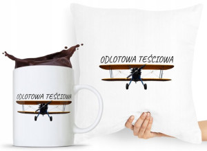 Zestaw Poduszka + Kubek Prezent Dla Teściowej Mamy