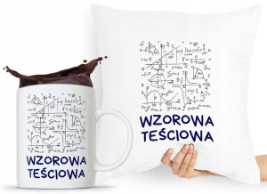 Zestaw Poduszka + Kubek Prezent Dla Teściowej Mamy