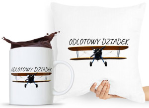 Zestaw Poduszka + Kubek Prezent Dzień Dziadka