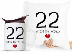 Zestaw Poduszka + Kubek Prezent Dzień Dziadka