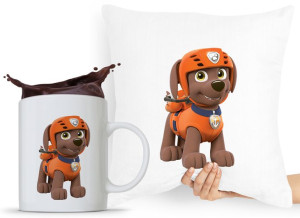 Zestaw Poduszka + Kubek Psi Patrol Dla Dzieci