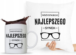 Zestaw Poduszka + Kubek Na Dzień Dziecka Dla Syna