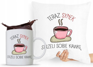 Zestaw Poduszka + Kubek Na Dzień Dziecka Dla Syna