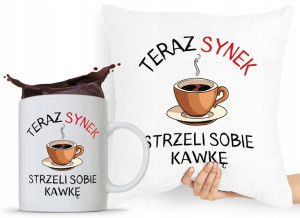 Zestaw Poduszka + Kubek Na Dzień Dziecka Dla Syna