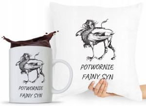 Zestaw Poduszka + Kubek Na Dzień Dziecka Dla Syna