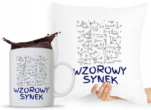 Zestaw Poduszka + Kubek Na Dzień Dziecka Dla Syna
