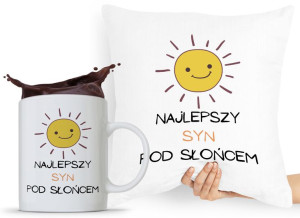 Zestaw Poduszka + Kubek Na Dzień Dziecka Dla Syna