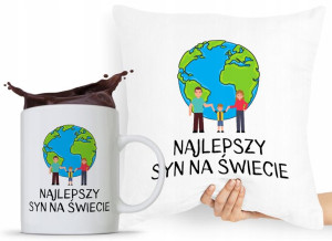 Zestaw Poduszka + Kubek Na Dzień Dziecka Dla Syna