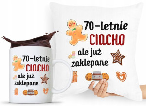 Zestaw Poduszka + Kubek Na Urodziny 70 70te 70-te