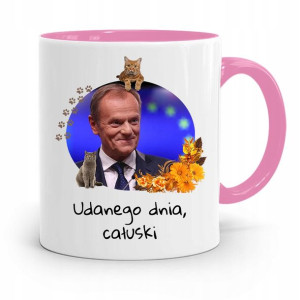 Kubek Różowy Donald Tusk Po Platforma Prezent