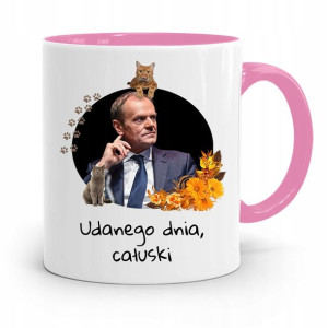 Kubek Różowy Donald Tusk Po Platforma Prezent