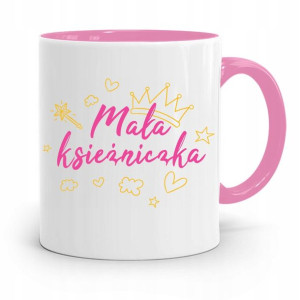 Kubek Różowy Dzień Dziecka Córki Mała Księżniczka