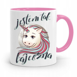 Kubek Różowy Dzień Dziecka Jestem Tak Bajeczna