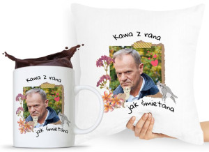 Zestaw Poduszka + Kubek Po Platforma Donald Tusk