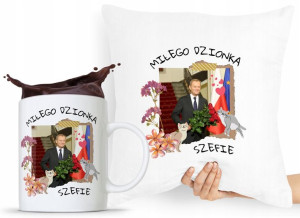Zestaw Poduszka + Kubek Po Platforma Donald Tusk
