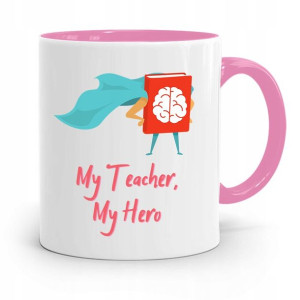Kubek Różowy Na Dzień Nauczyciela My Teacher