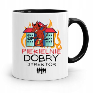 Dla Dyrektora Kubek Czarny Piekielnie Dobry